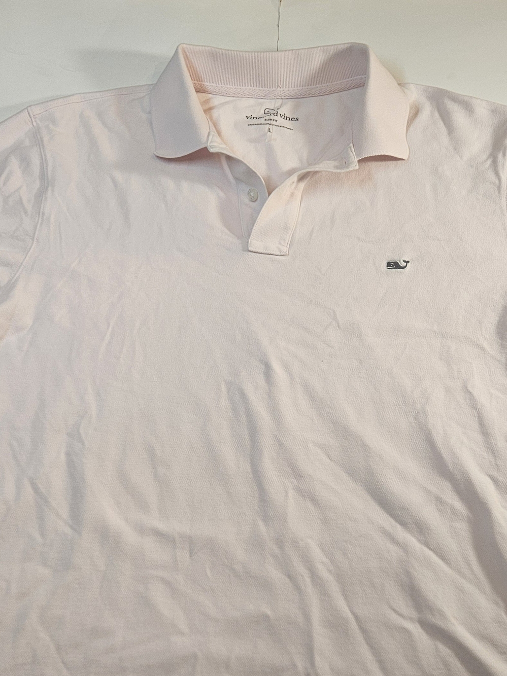 Vineyard Vines Men's Pink Polo Shirt